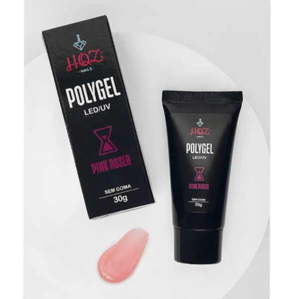 Polygel HQZ 30g - Pink Roser