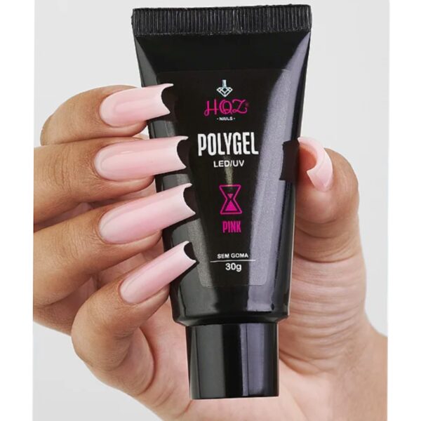 Polygel HQZ 30g - Pink - Imagem 2