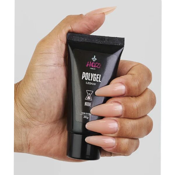 Polygel HQZ 30g - Nude - Imagem 2