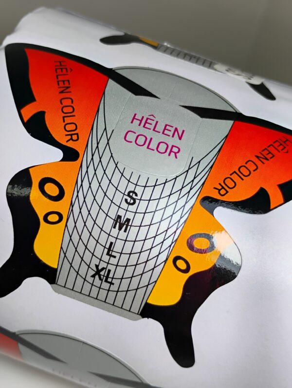 Molde de Papel Helen Color Rolo 500un - Borboleta Laranja