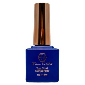 Top Coat Fan Nails 15ml - Temperado Clear