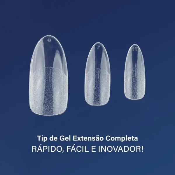 Tips de Gel Bluwe 120un - Extensão Completa - Imagem 2