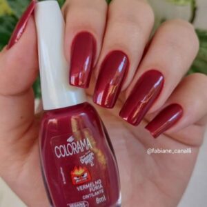 Esmalte Divertidamente Colorama 8ml - Vermelho Fúria