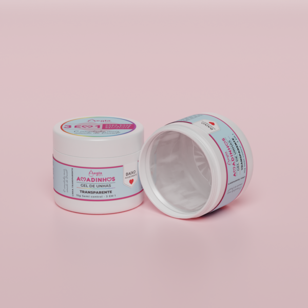 Gel de Unha Amadinhos AeglaPro 15g – Transparente Clear