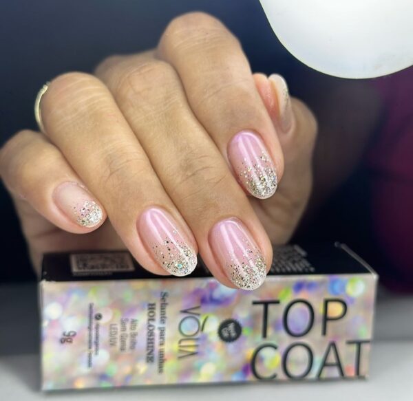 Top Coat Volia Efeitos Frasco 9g - Holoshine Refletivo - Imagem 2