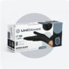 Luva Nitrilo Sem Pó UniGloves 100uni - Preta Black M