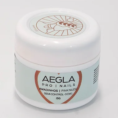 Gel de Unha Amadinhos AeglaPro 15g – Pink Nude