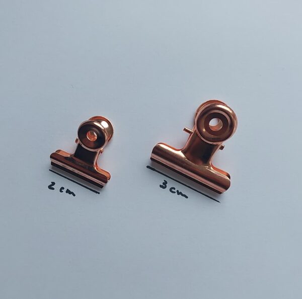 Presilha Metal Curvatura C Rose - Grande - Imagem 2
