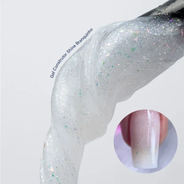 Gel Shine 30g Bluwe - Branquinho - Imagem 2