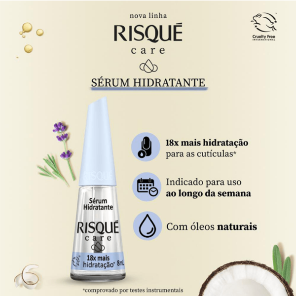 Esmalte Risqué Care - Sérum Hidratante