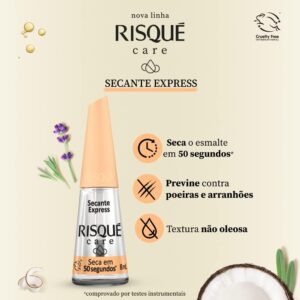 Esmalte Risqué Care - Secante Express