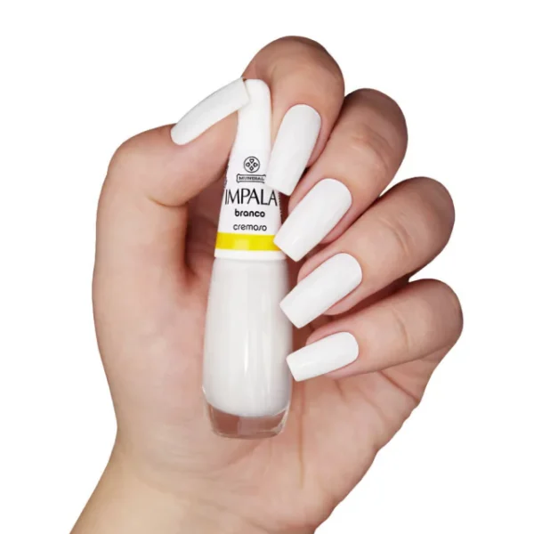 Esmalte Impala Cremoso A Cor da Sua Moda - Branco