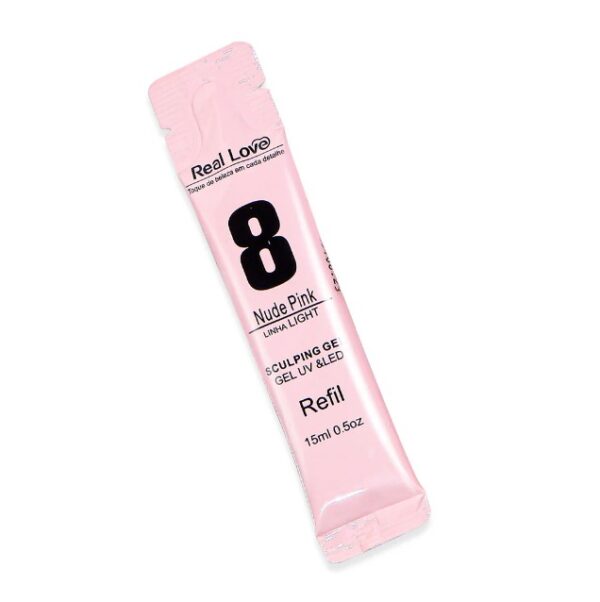 Gel Real Love Sachê 15ml – Nude Pink 8