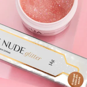 Gel Classic Glitter Volia Sachê 14g – Nude