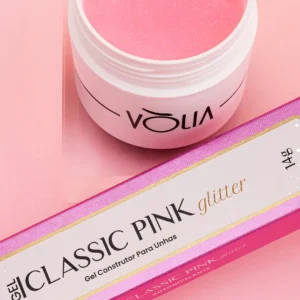 Gel Classic Glitter Volia Sachê 14g – Pink