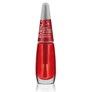 Esmalte Impala Cuidados Especiais - Verniz Intensificador de Vermelho Cobertura Espelhada