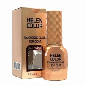 Top Coat Clear Antirrisco Toughened Glass 15ml - Helen Color