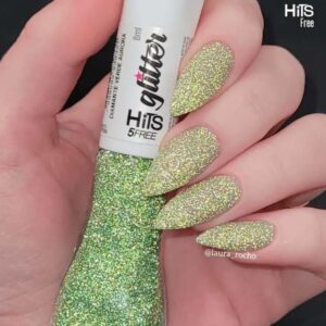 Esmalte Refletivo Diamante Hits - Verde Aurora
