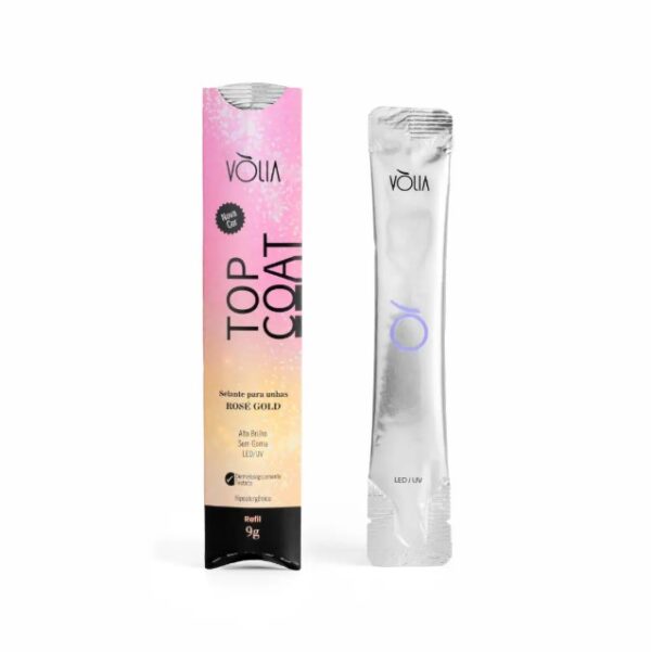 Top Coat Sache Volia 9g - Rosé Gold