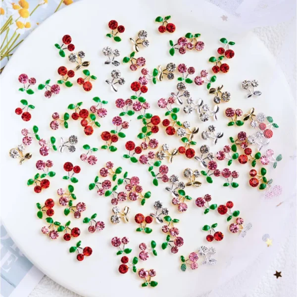 Charms Bella Rosa 6uni  - Mini Cereja