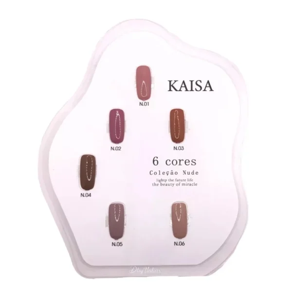 Esmalte em Gel Coleção Nude Kaisa Luxo 15ml - Consultar Cores - Imagem 2