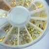 Kit Disco com 12 Decorações - Dourado - Imagem 3