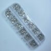 Kit Decoração Strass Prata Com Diversões Tamanhos - Real Love