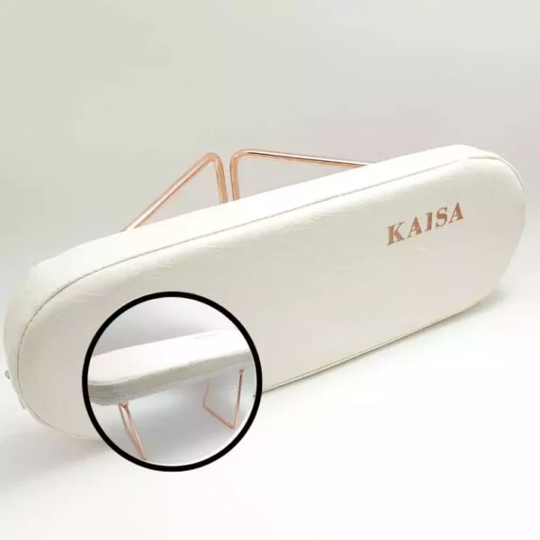 Apoio De Mão Kaisa com Base de Metal - Branco White