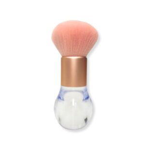 Pincel Espanador Pó Luxo com Base Fan Nails