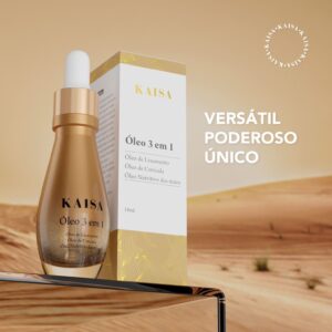 Óleo 3 em 1 Kaisa 18ml – Cutículas, Lixamento e Nutrição