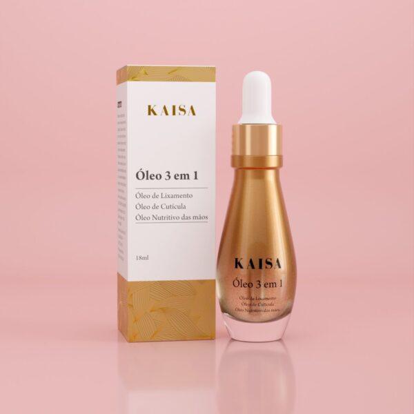 Óleo 3 em 1 Kaisa 18ml – Cutículas, Lixamento e Nutrição - Imagem 2