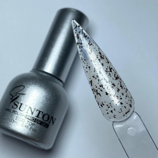 Top Coat Sunton Egg 13ml - Efeito Casca de Ovo