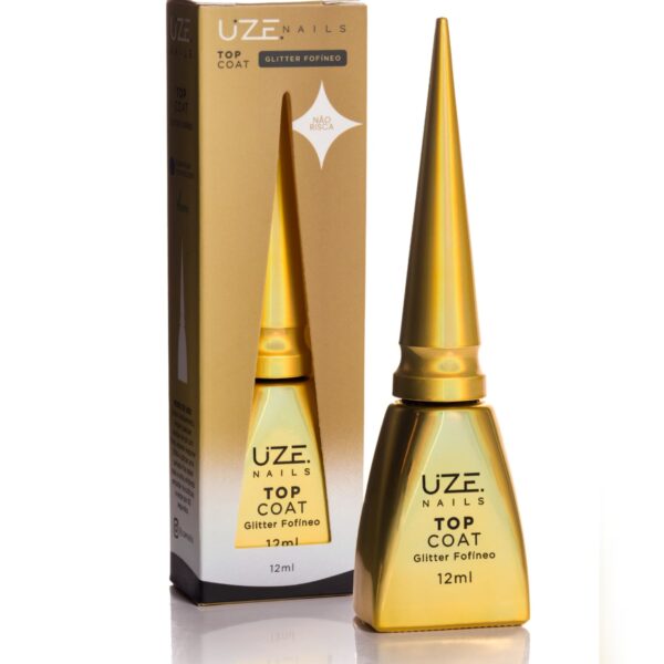 Top Coat Uze 12ml - Glitter Fofíneo