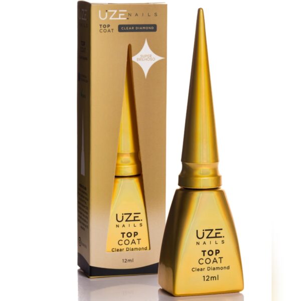 Top Coat Uze 12ml - Clear Diamond