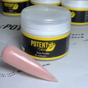 Pó Acrílico Potent Nails 15g - Rosa Perfeito