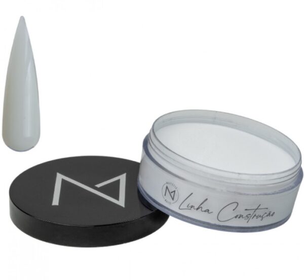 Pó Acrílico Linha Construção Majestic Nails 40g – Branco Renda