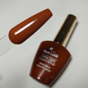 Esmalte em Gel Linha Light Marrons Real Love 10ml - Cor 001