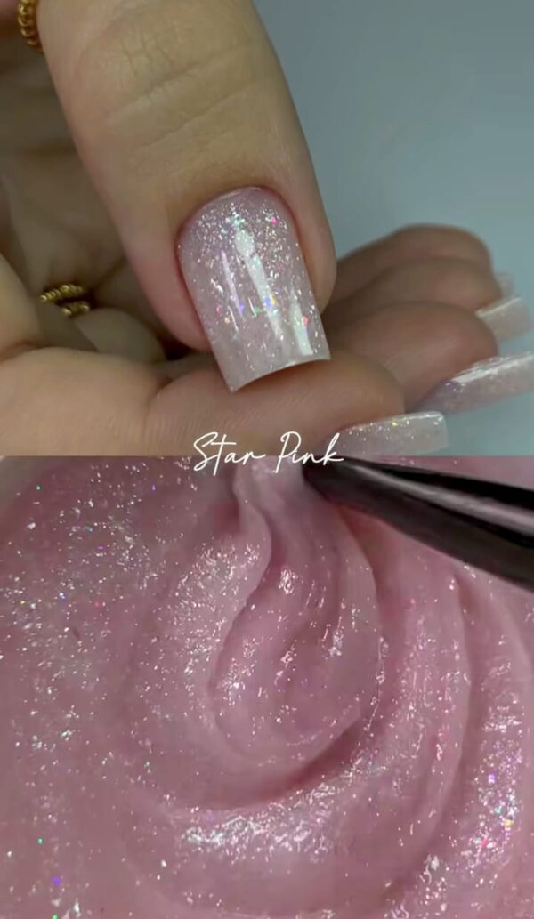 Gel Construtor Luminous Uze 25g – Star Pink - Imagem 2