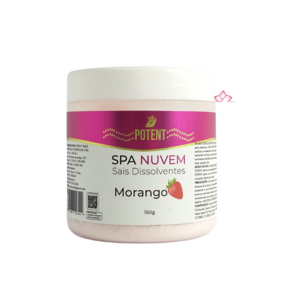 Sais Dissolventes Spa Nuvem Potent Nails 150g - Morango