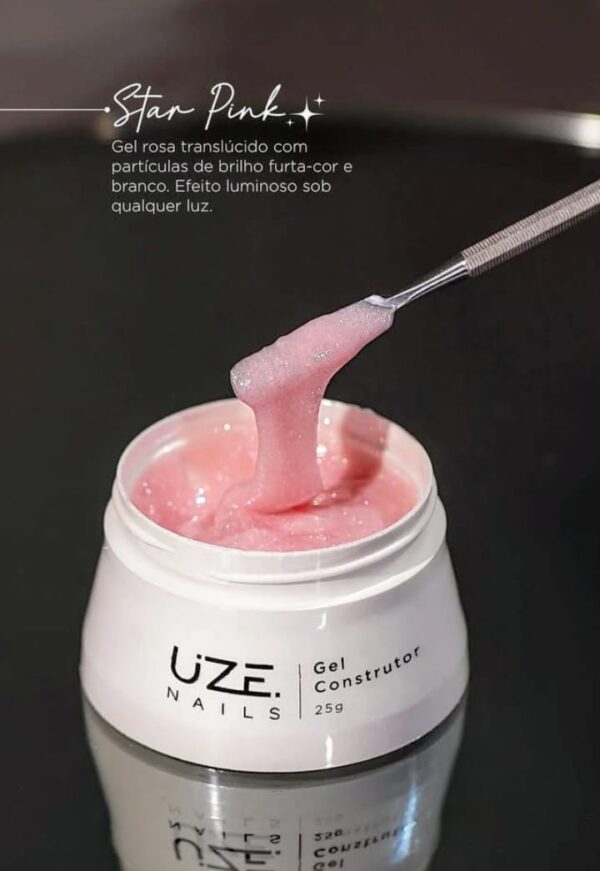 Gel Construtor Luminous Uze 25g – Star Pink - Imagem 3
