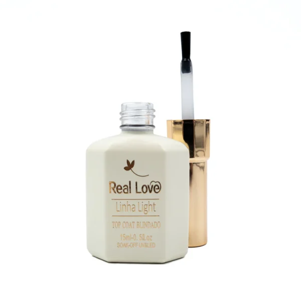 Top Coat Blindado Real Love 15ml - Imagem 2