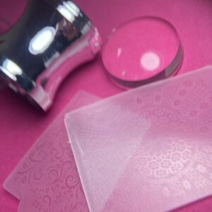 Carimbo de Silicone Com Placa Bella Rosa