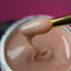 Gel Alongamento com Glitter Real Love 15ml - Nude 5