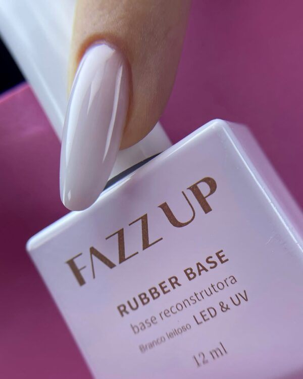 Base Rubber 12ml FAZZ UP - Branco Leitoso