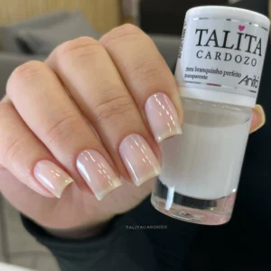 Esmalte Anita Transparente Talita Cardoso 10ml - Meu Branquinho Perfeito