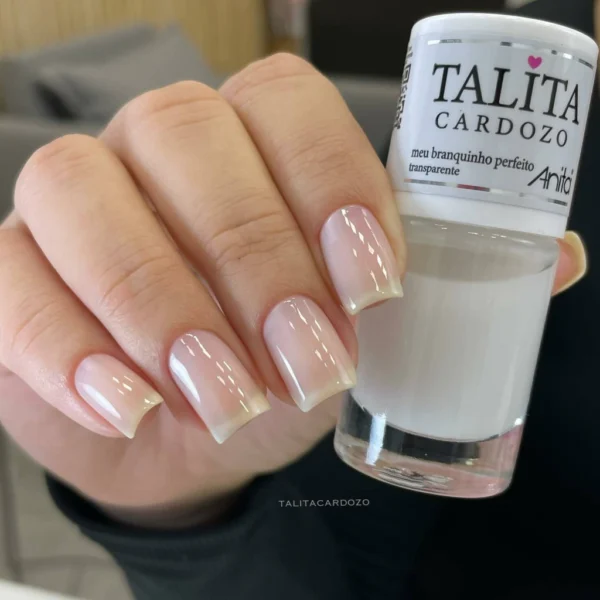 Esmalte Anita Transparente Talita Cardoso 10ml - Meu Branquinho Perfeito