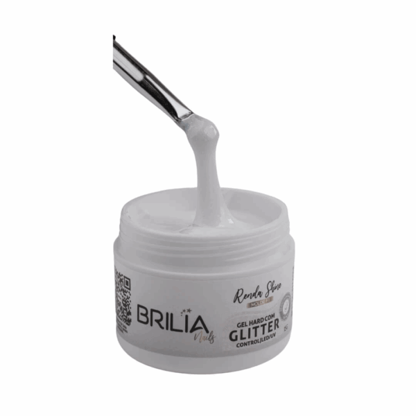 Gel com Glitter Hard Control Molde F1 Brilia 15g - Renda Shine - Imagem 3