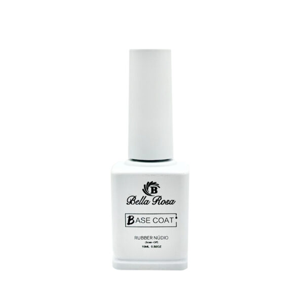 Base Coat Rubber Núdio Bella Rosa 15ml - Cor 01