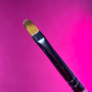 Pincel Língua De Gato Nº 6 Helen Color - Com Tampa