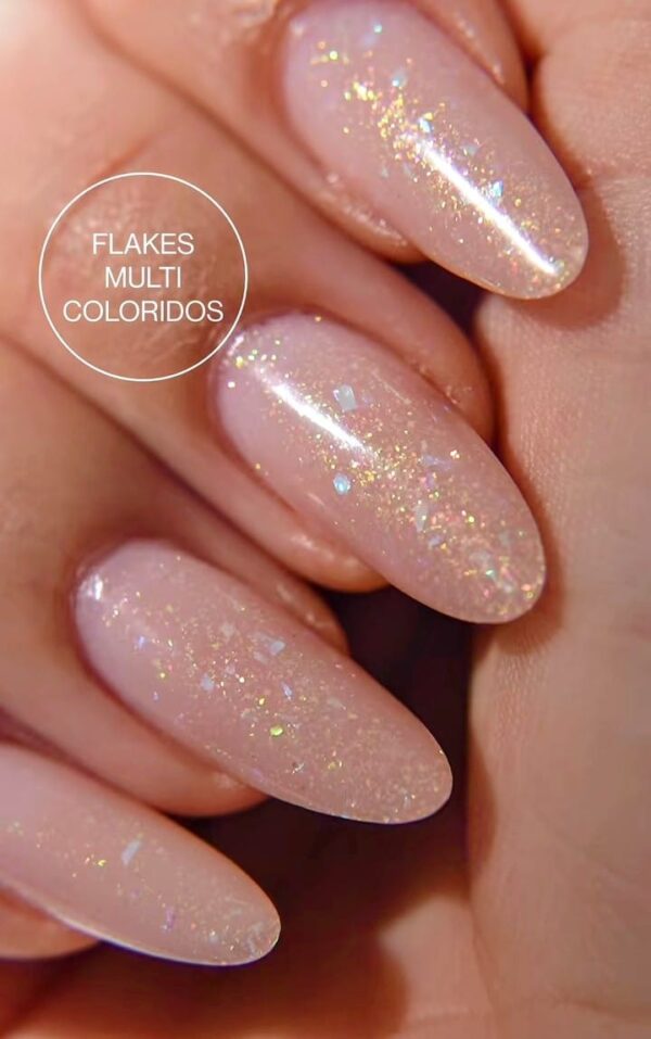 Gel Diamond Glitter Sachê Volia 14g - Aurora - Imagem 5